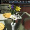 The Flower Creation Station™ – Patio Table Umbrella Hole Flower Vase