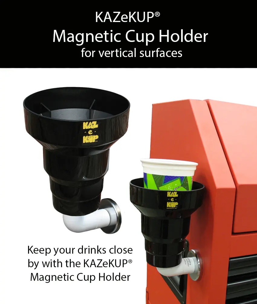 KAZeKUP® Magnetic Drink Holder with 90 Degree Mount - Gifts by Kaz