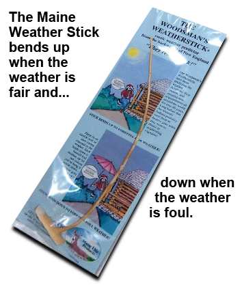 Woodsman’s Weatherstick Predicts The Weather